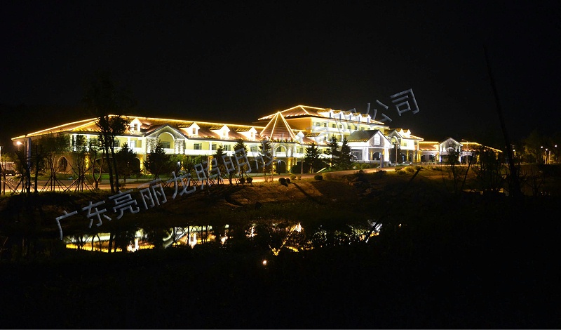 小区夜景亮化 小区夜景亮化