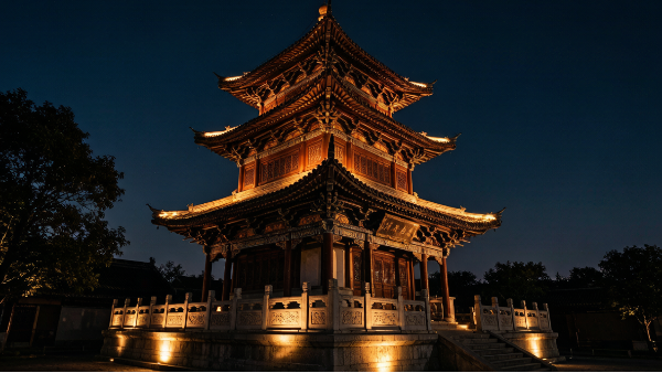 古建古塔与历史风貌照明
